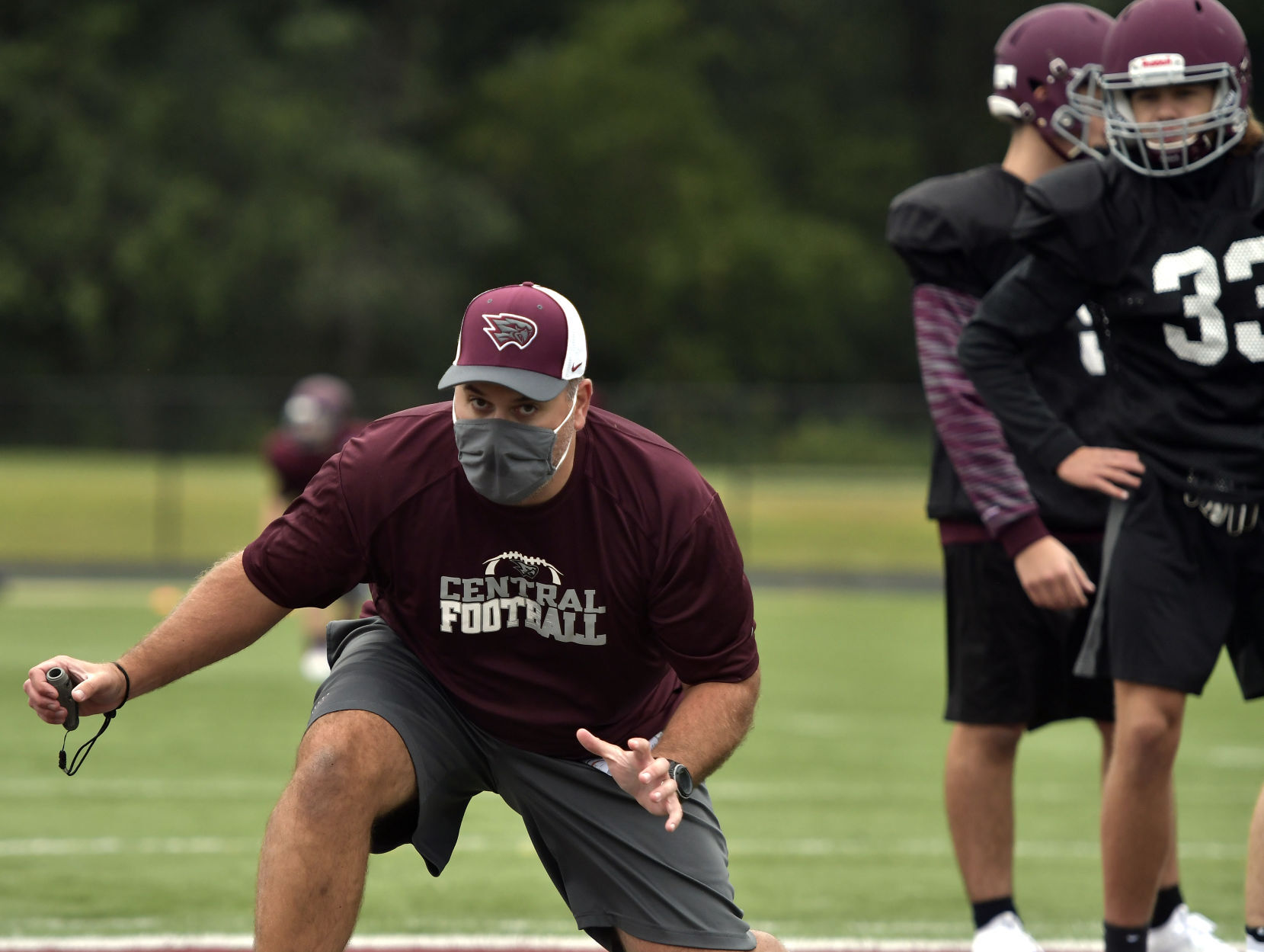 CENTRAL FOOTBALL PRACTICE